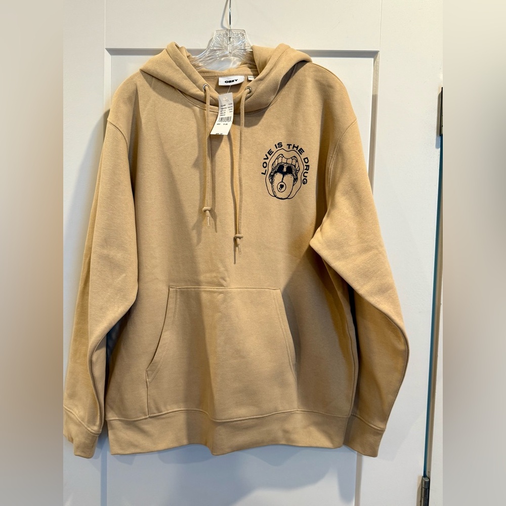 OBEY Love Is The Drug Pullover Hoodie